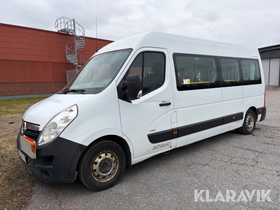 Färdtjänstbuss klass 1 Opel Movano Van 3.5t 2.3 CDTI 130 hk