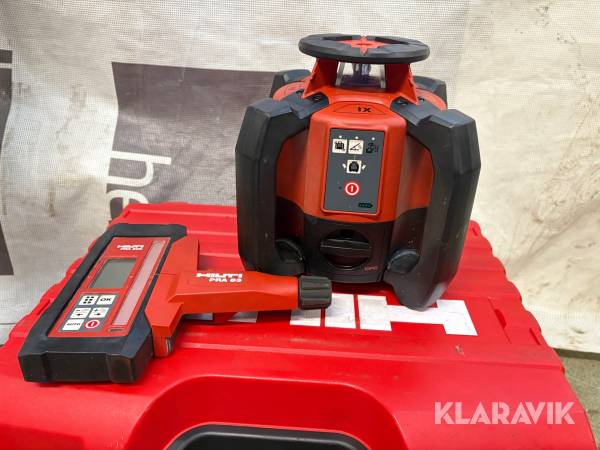 Tvåfallslaser Hilti PR 300-HV2sS Inkl. mottagare, laddare, mätsticka och stativ