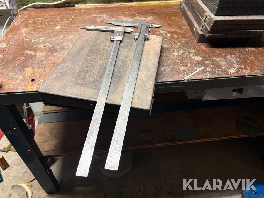 Vinkelmätare med mikrometer och passbitar