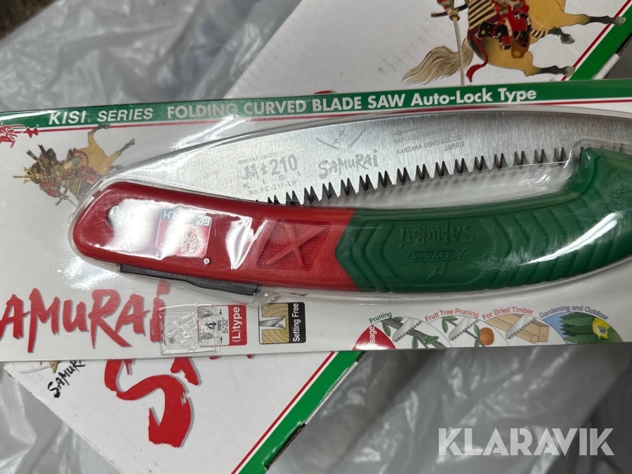 Parti med grensågar Samurai FC-210-LH 6st