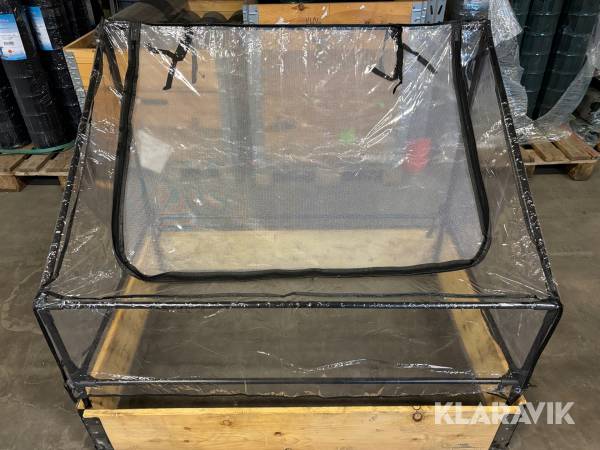 Drivhus 115*76*40/70 cm 10 st