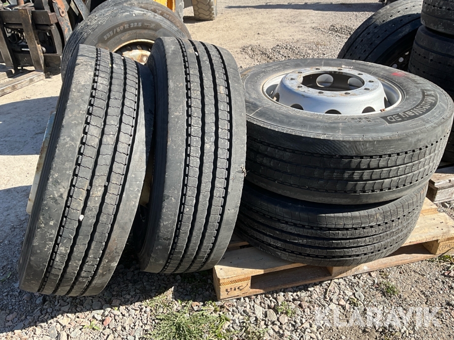 Lastbilsdäck Michelin & Hankook 315/70R22,5 4st