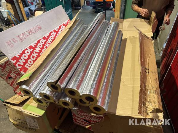 Parti rörisolering Rockwool och isover