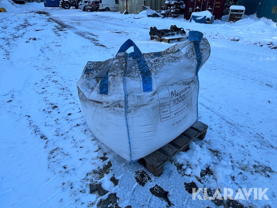 Kalk 11 stycken storsäck Dolomit Kalk Magnum 12 Mjöl