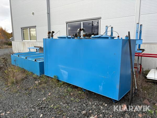 Oljetank med invallning Husqvarna 2100l