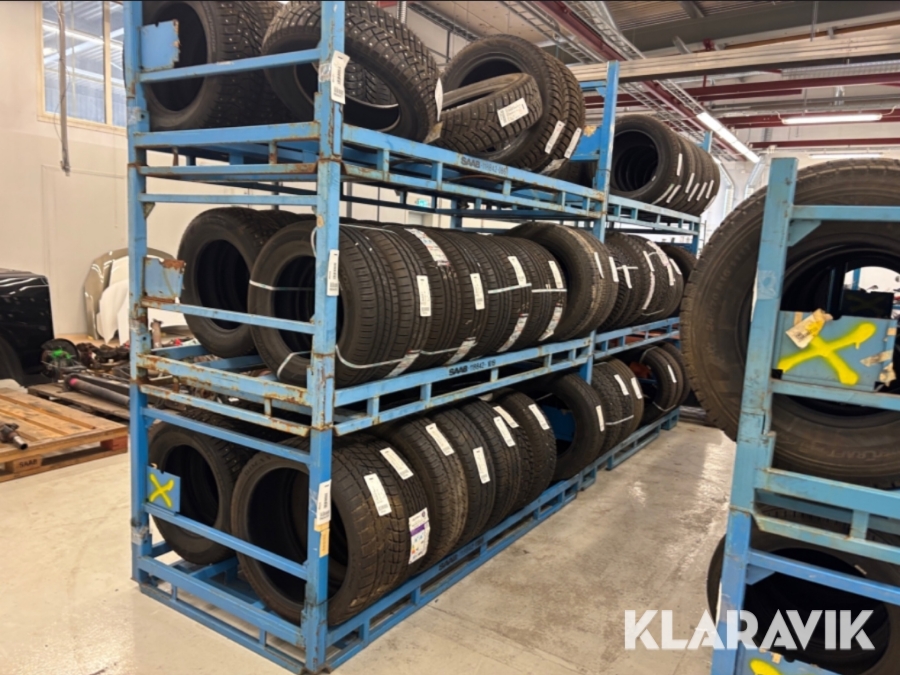 Däckställ Saab stapelbara 46st