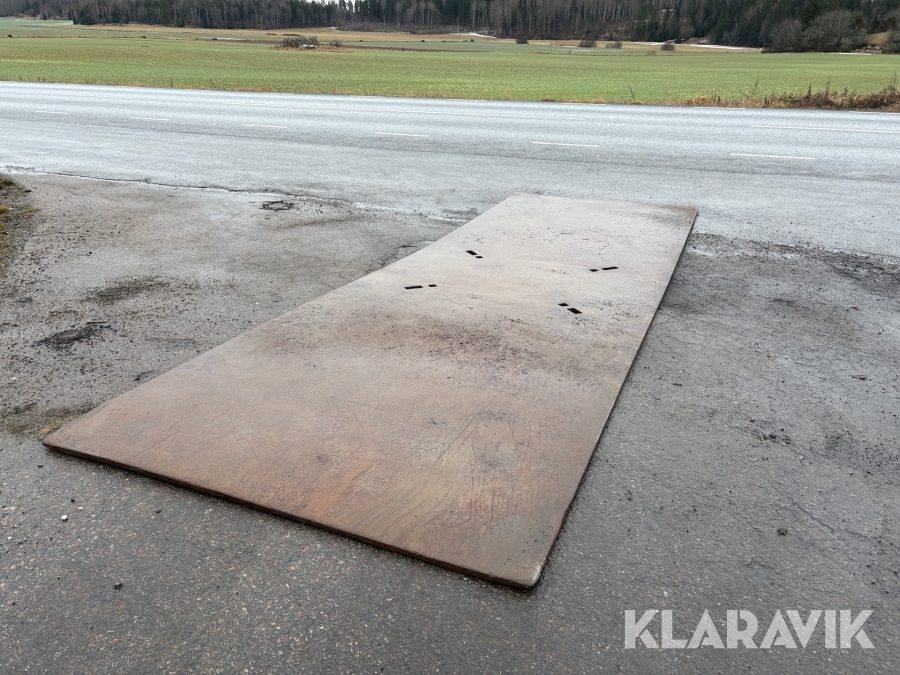 Körplåt 6x2 m