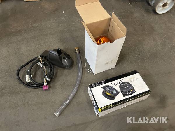 Joystick, rotella, oljeavtappningsrör & högtalare