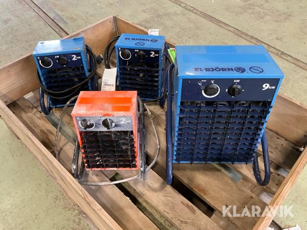Fläktar 4st El-Björn VF 9B, VF21A