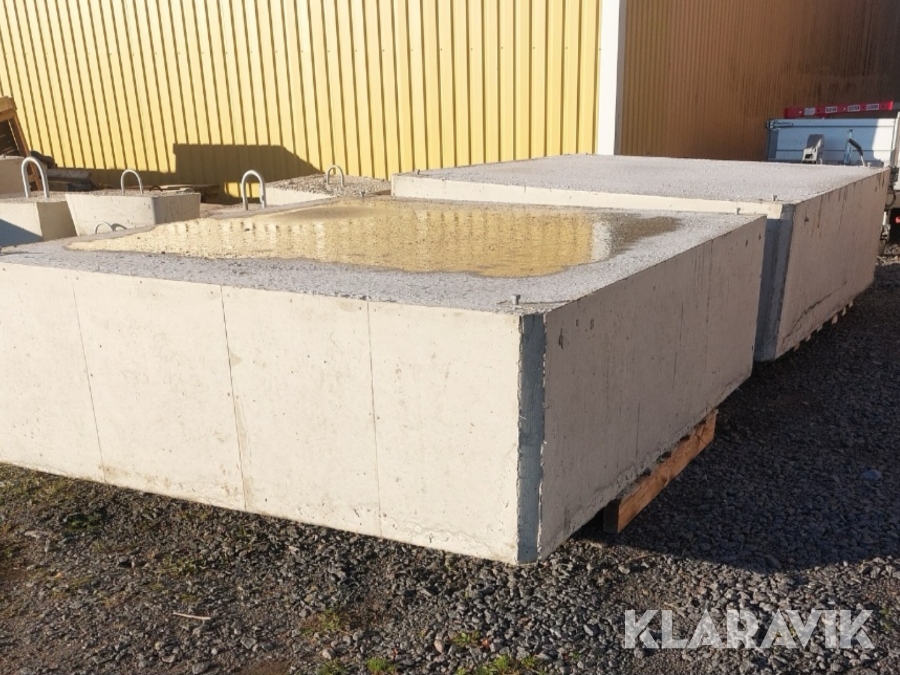 Flytblock av betong till brygga 2300x2000x650mm 2st