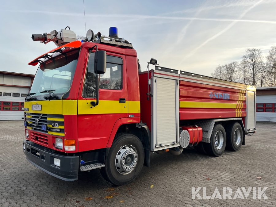 Brandbil/Tankbil Volvo FL10 6X2