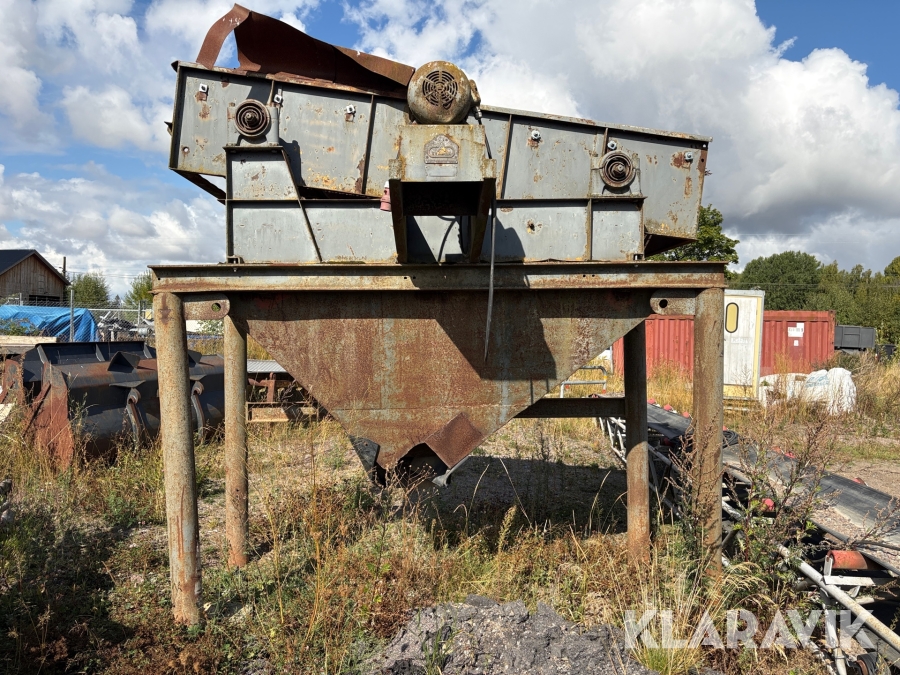 Sorteringsverk Svedala med transportband