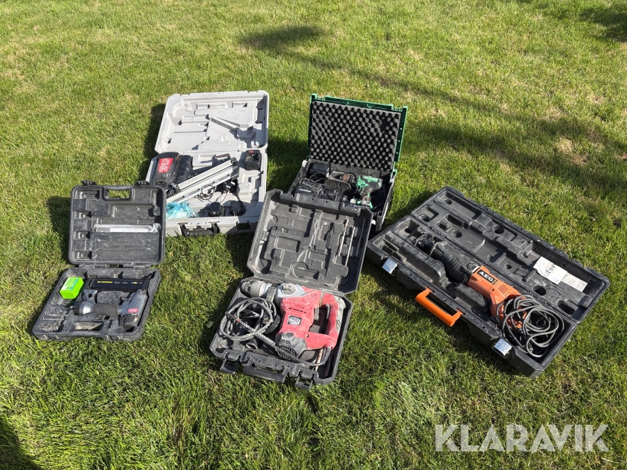 Diverse handverktyg Hikoki/AEG/Senco/MecTools