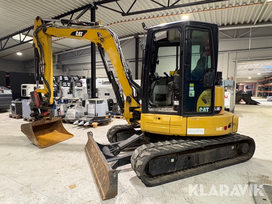 Grävmaskin CAT 305.5E2 CR 5,5 ton, med 3 redskap