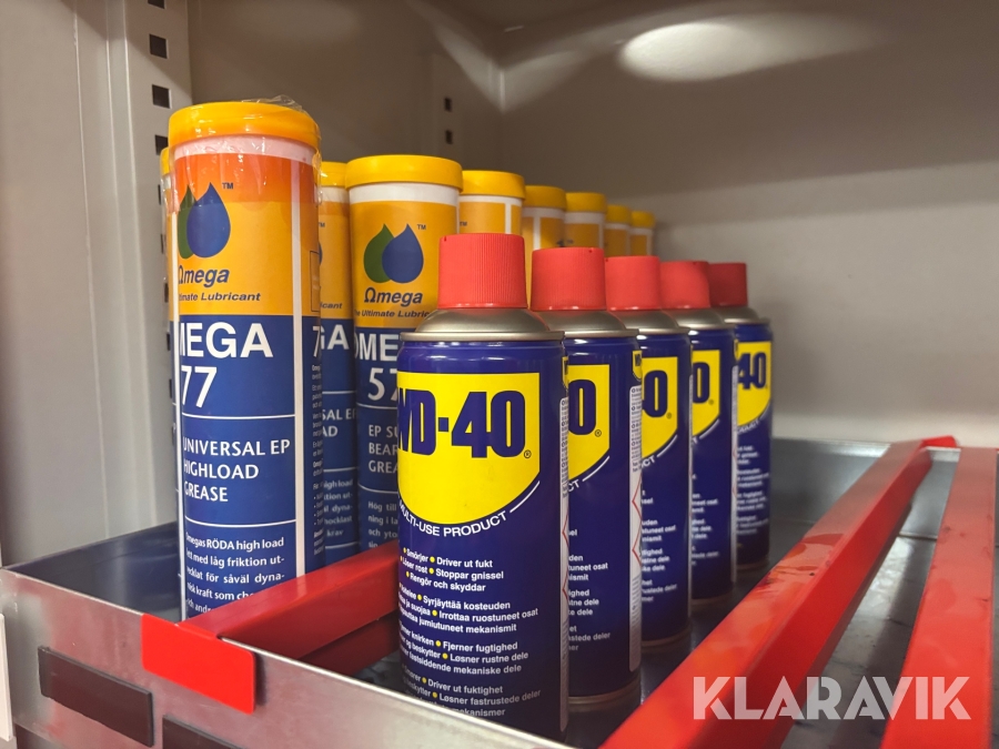 Smörjmedel tuber och spray