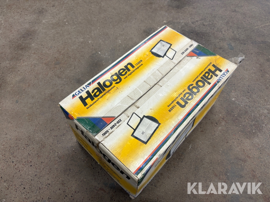 Halogenamatur Gelia 1500w 1st