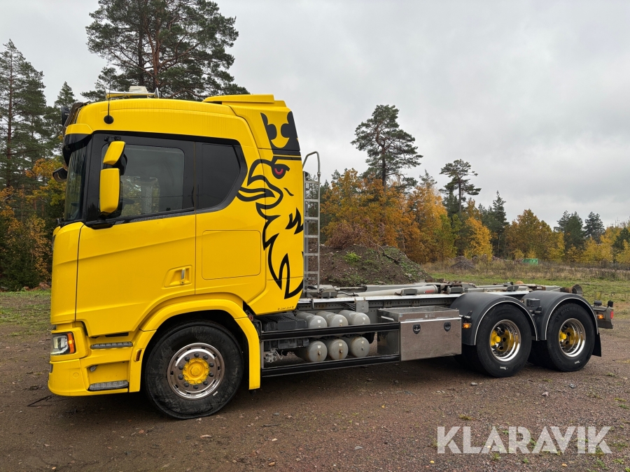 Lastväxlare Scania R580 6X4 med lyftbar tandem