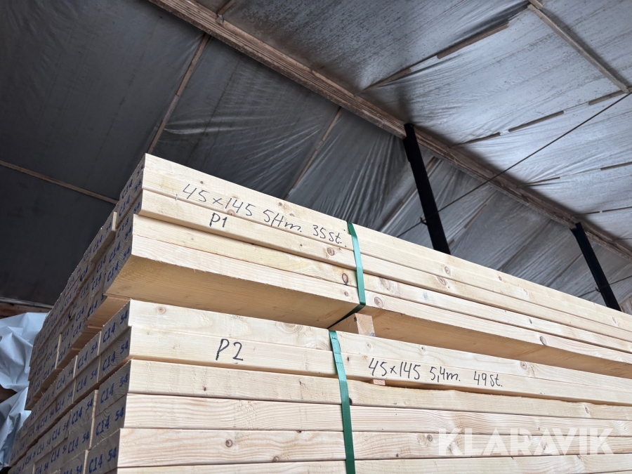 Virkespaket 45x145 5.4 35 st