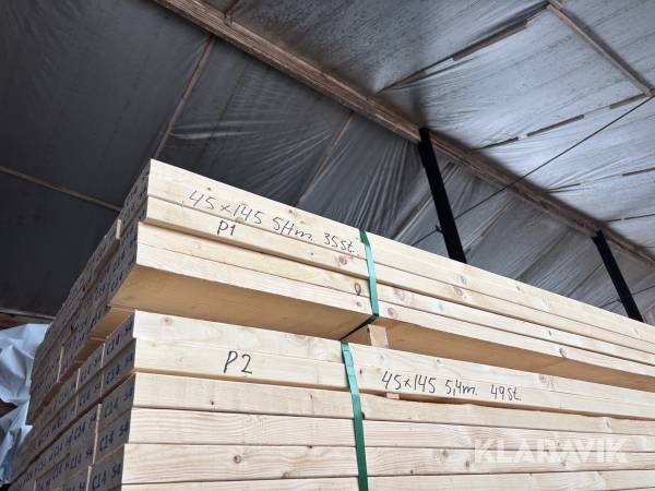 Virkespaket 45x145 5.4 35 st