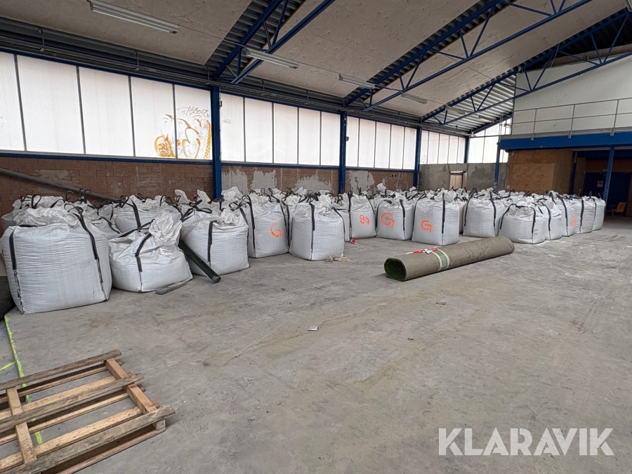 Granulat och sandblandad granulat