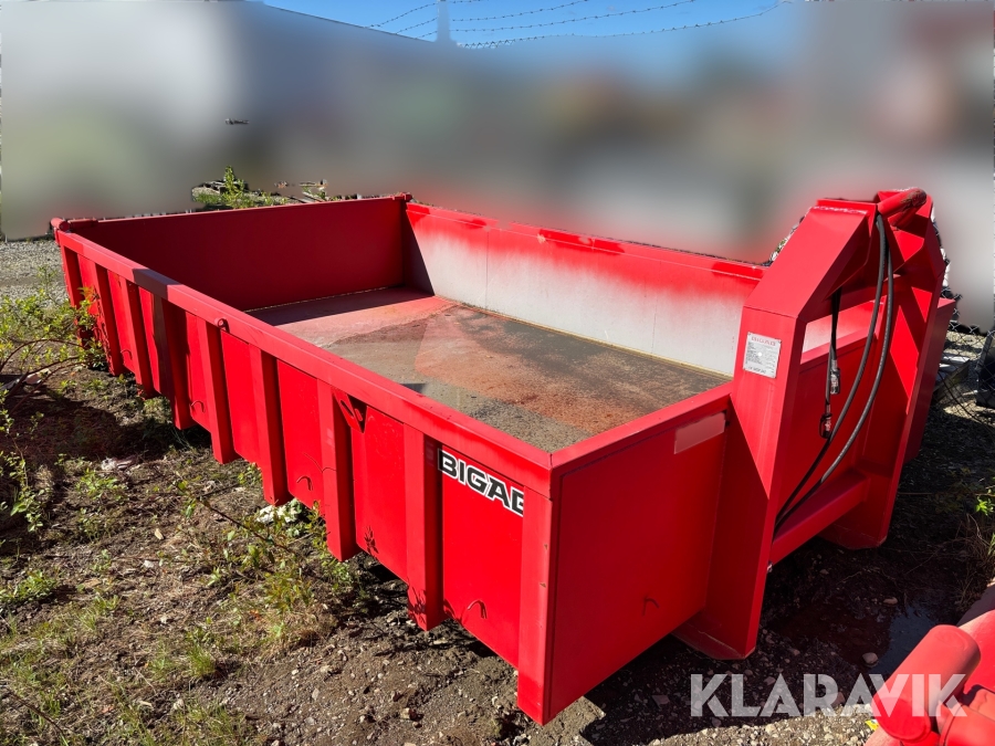 Schaktflak Bigab 700231 med hydraulisk tippläm