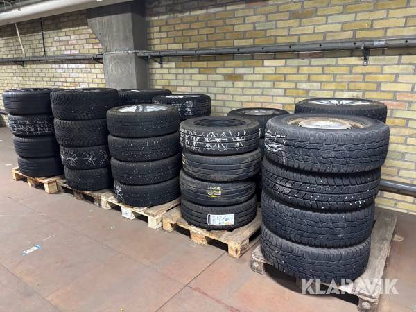 Däck & fälg 10st uppsättningar 