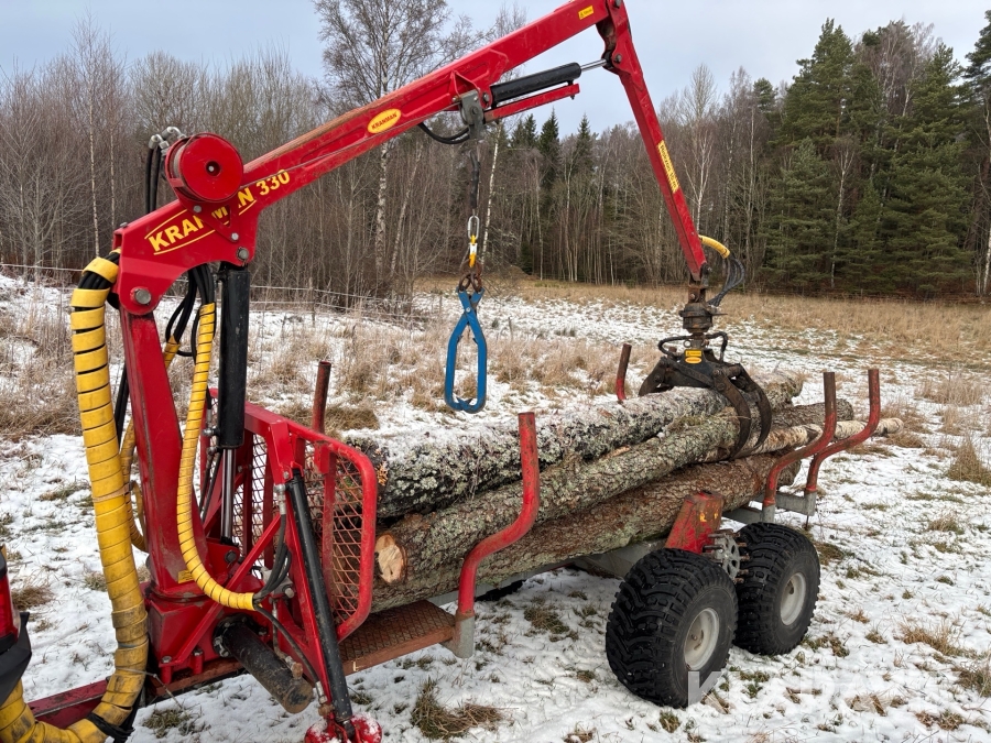Skogsvagn till ATV Kranman K330