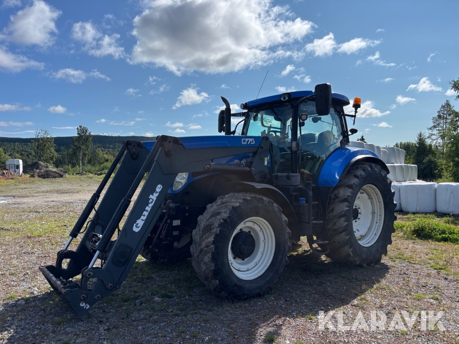 Traktor New Holland T7.210 AC 200hk med lastare & frontlyft