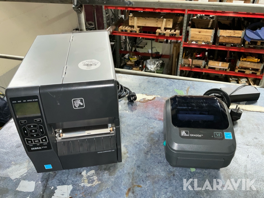 Etikettskrivare Zebra 2 st