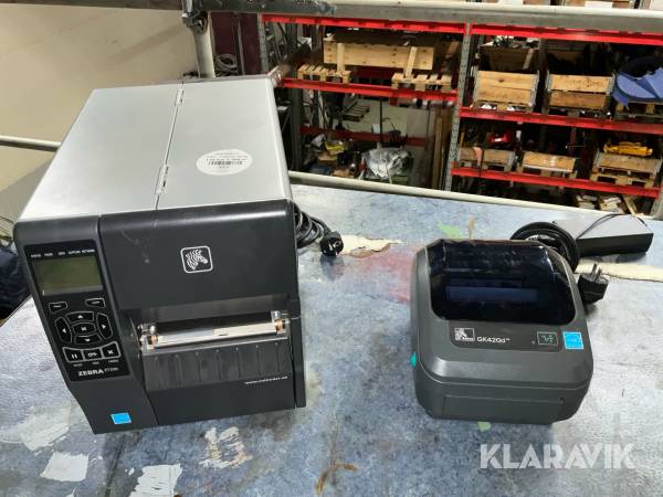 Etikettskrivare Zebra 2 st