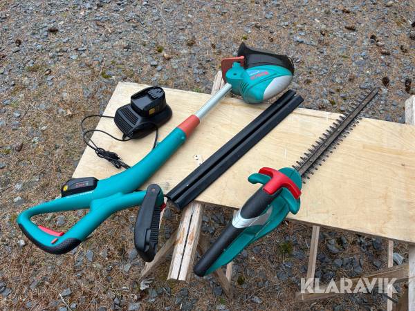 Grästrimmer & häcksax Bosch ASH52H & API 2311