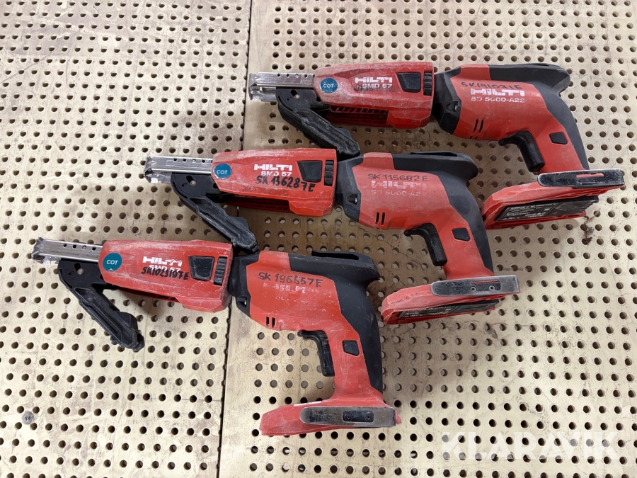 Gipsskruvdragare Hilti SD 5000 -A22 3st