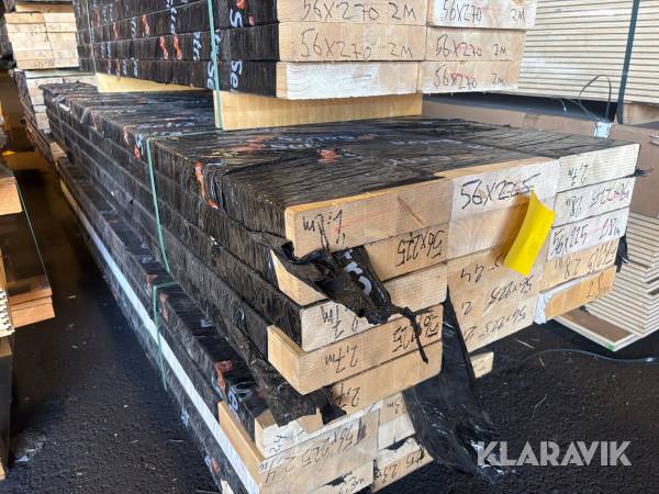 Träbalkar 56x225mm