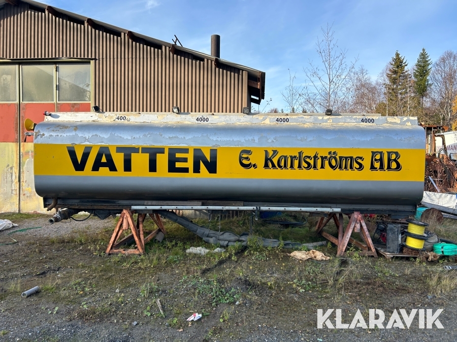Vattentank Aluminium 16 m3