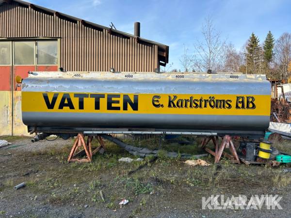 Vattentank Aluminium 16 m3