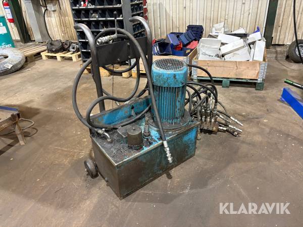 Hydraulaggregat med ventilpaket