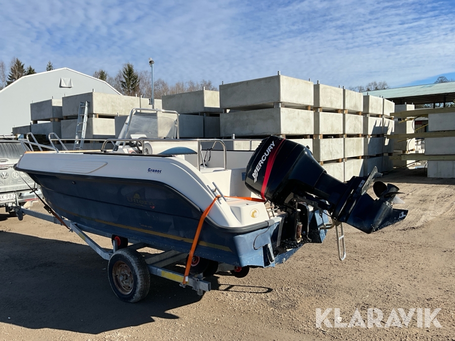 Båt Uttern 5602 med mercury 90hk