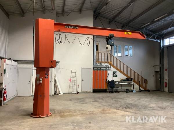 Pelarsvängkran Asea 1ton