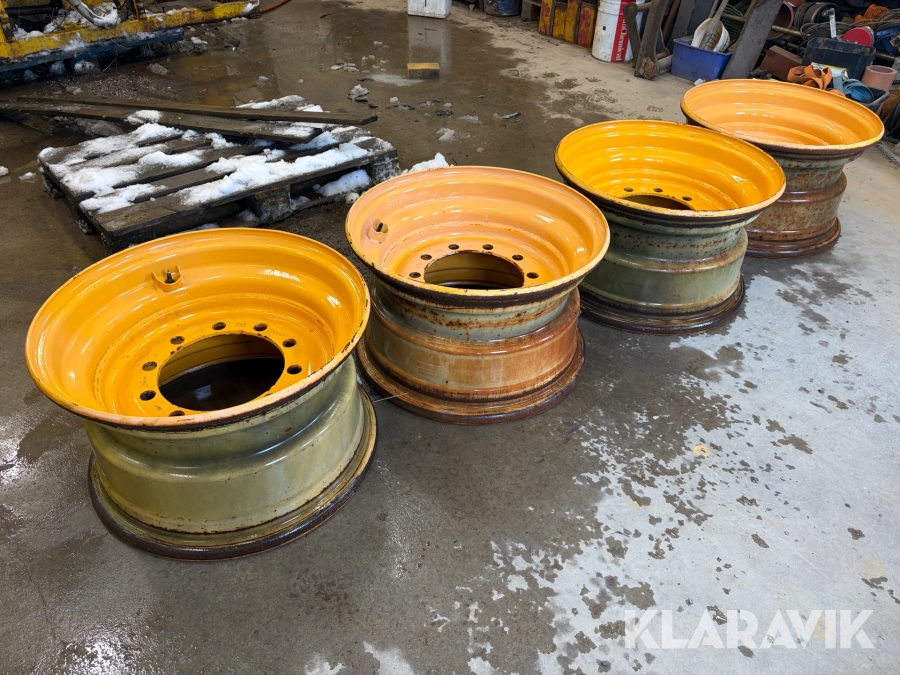 Fälgar till hjullastare Volvo 17.5x25 4st