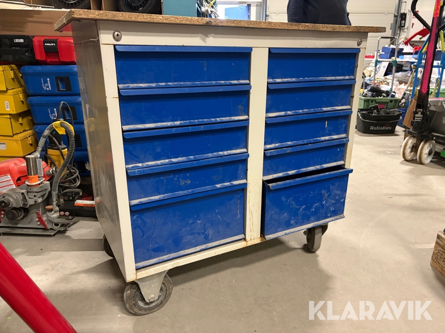 Verktygsvagn med hjul