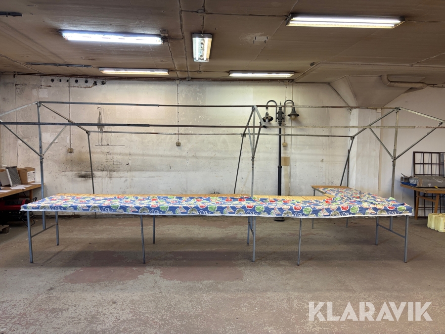 Marknadsställning med bord