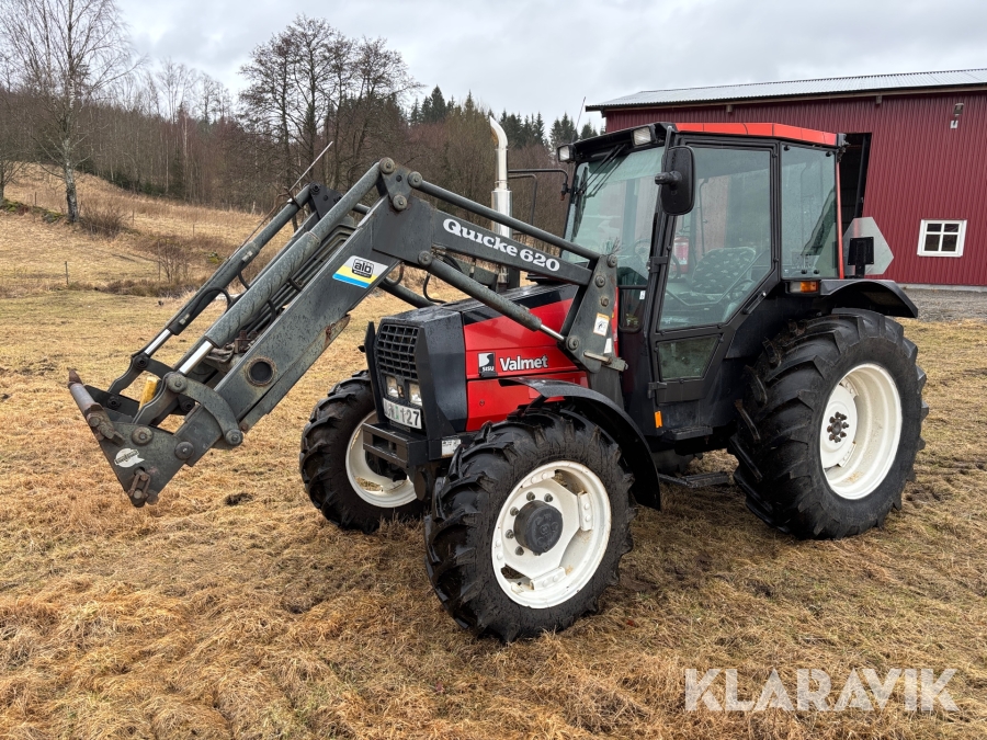 Traktor Valmet 465-4 frontlastare Ålö 620