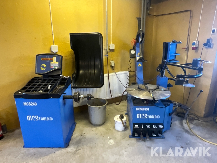 Däckmaskin och balanseringsmaskin MCS Tools MCS 881 GT / MCS260
