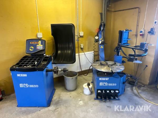 Däckmaskin och balanseringsmaskin MCS Tools MCS 881 GT / MCS260