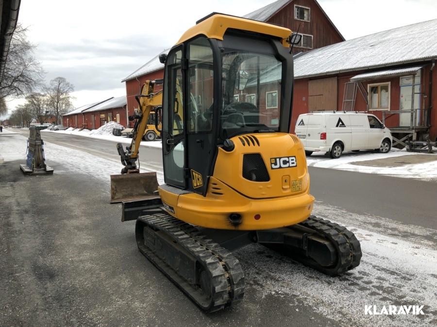 Grävmaskin  JCB 8035 ZTS 4 ton med tiltrotator och tre redskap