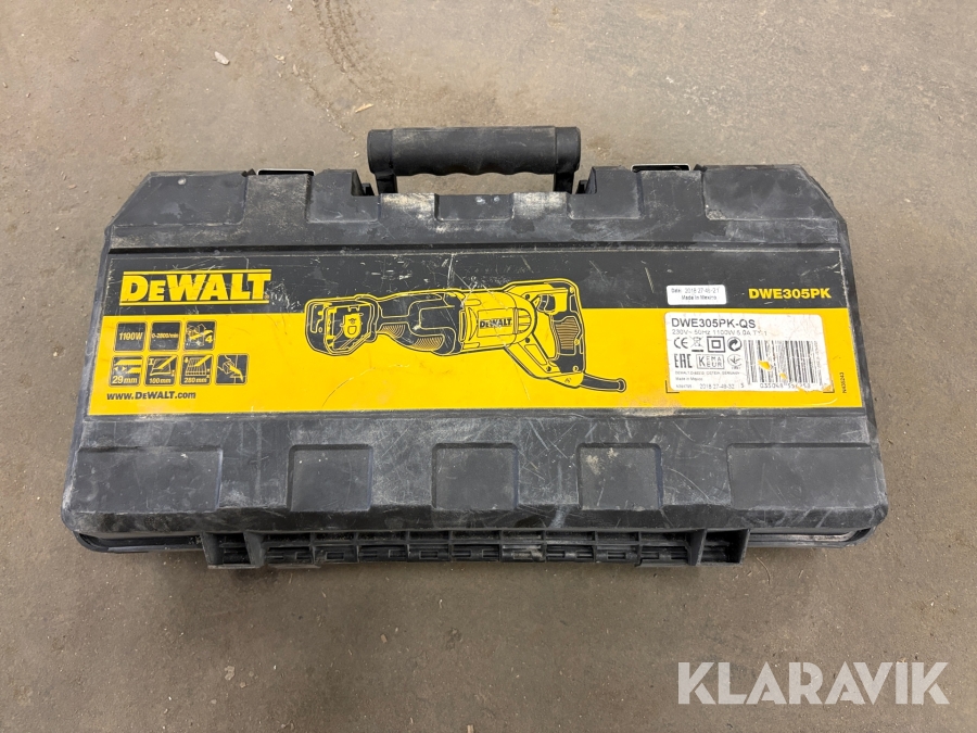 Tigersåg Dewalt DWE305PK