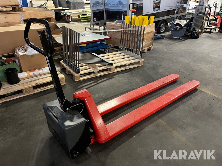 Elektrisk handtruck Logitrans EHL 1004 med långa gafflar