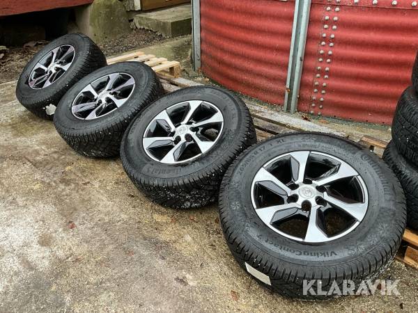 Vinterhjul Toyota Hilux original Continental Viking contact 7 / 9mm 4st