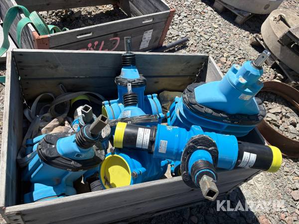 Ventiler till PE rör 6 st Hawle E3