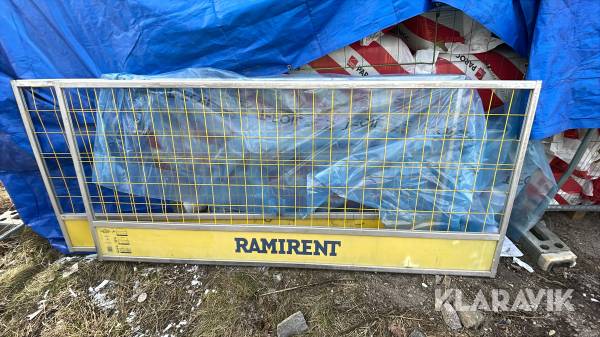 Byggstängsel/stängselramar i aluminium Ramirent 41st